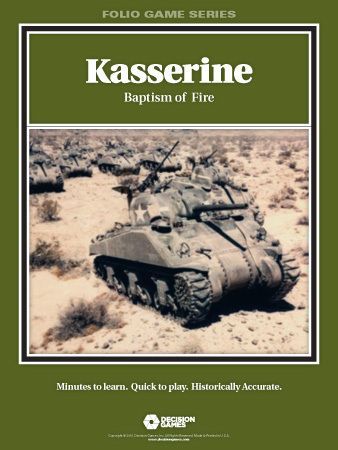 Kasserine: Baptism of Fire (2010) Board Game