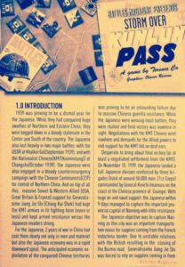 Storm Over Kunlun Pass, 1939 (2010) Board Game