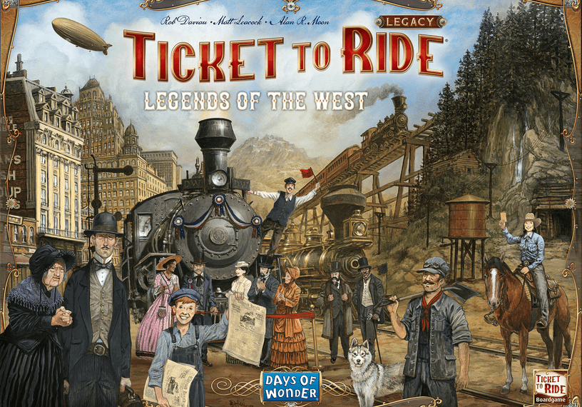 Ticket to Ride Legacy: Legends of the West (2023) Board Game