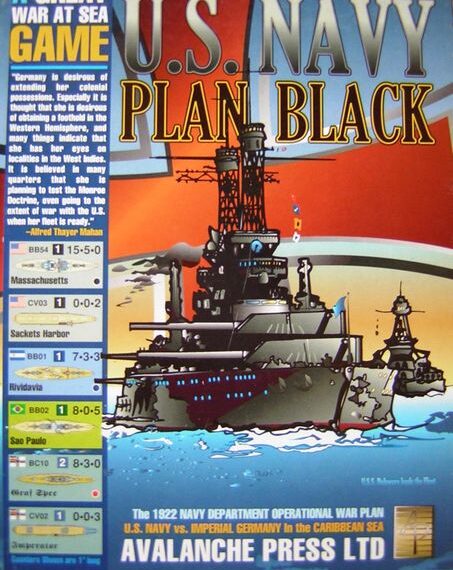 Great War at Sea: U.S. Navy Plan Black (1999) Board Game