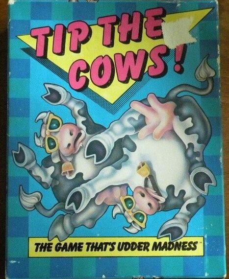 Tip the Cows! (1989) Board Game