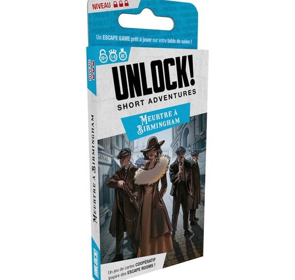Unlock!: Short Adventures – Meurtre à Birmingham (2023) Board Game