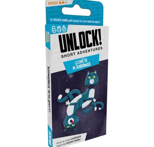 Unlock!: Short Adventures – Le Chat de M. Schrödinger (2023) Board Game