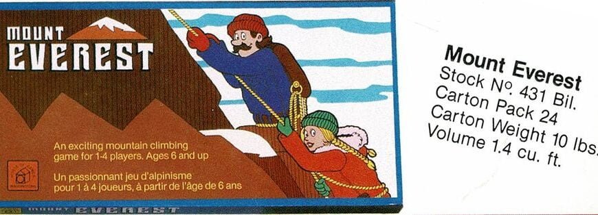 Mount Everest (1980) Board Game