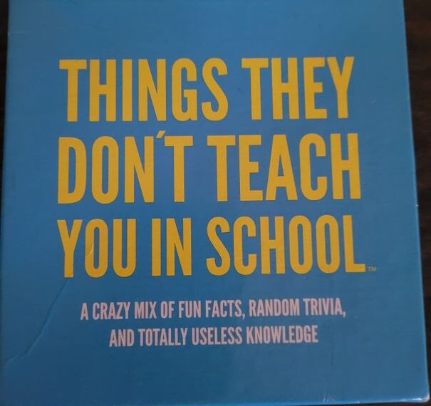 Things They Don’t Teach You in School (2010) Board Game