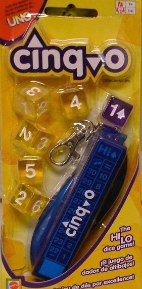 Cinq-O (2003) Board Game