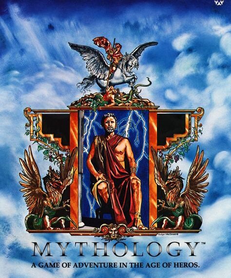 Mythology: A Game of Adventure in the Age of Heros (1980) Board Game