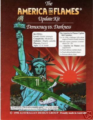 America in Flames (1998) Board Game