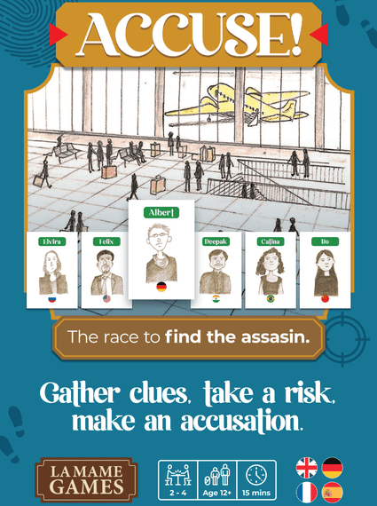Accuse! (2023) Board Game