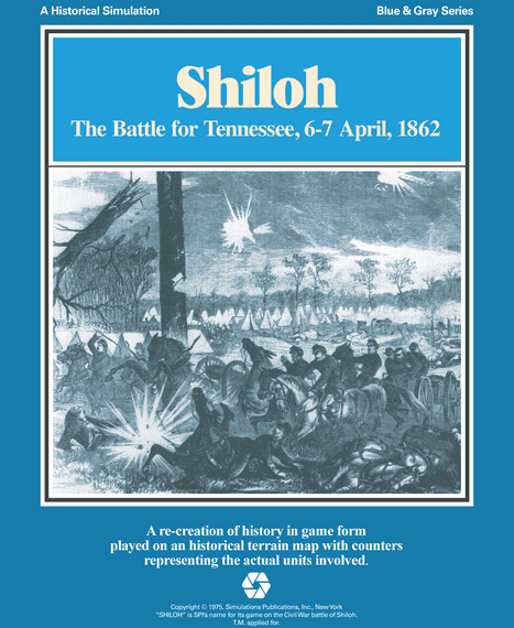Shiloh: The Battle for Tennessee, 6-7 April, 1862 (1975) Board Game