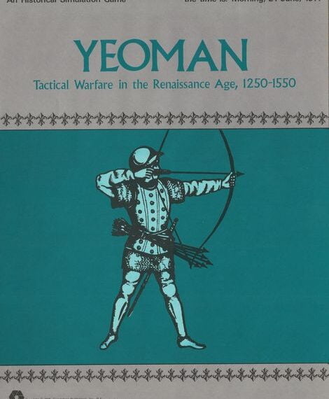 Yeoman: Tactical Warfare in the Renaissance Age, 1250-1550 (1975) Board Game