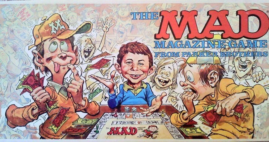 The Mad Magazine Game (1979) Board Game