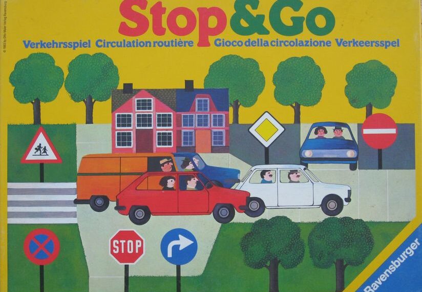 Stop & Go (1960) Board Game