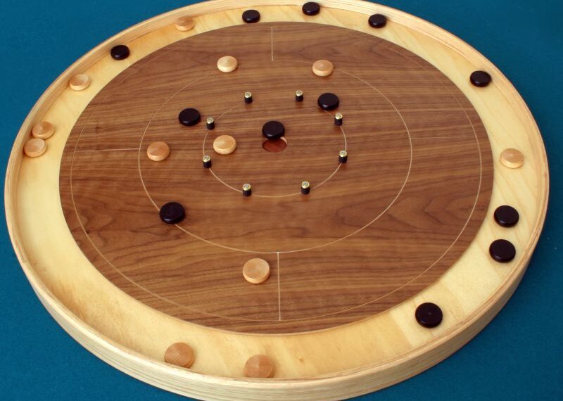 Crokinole (1876) Board Game