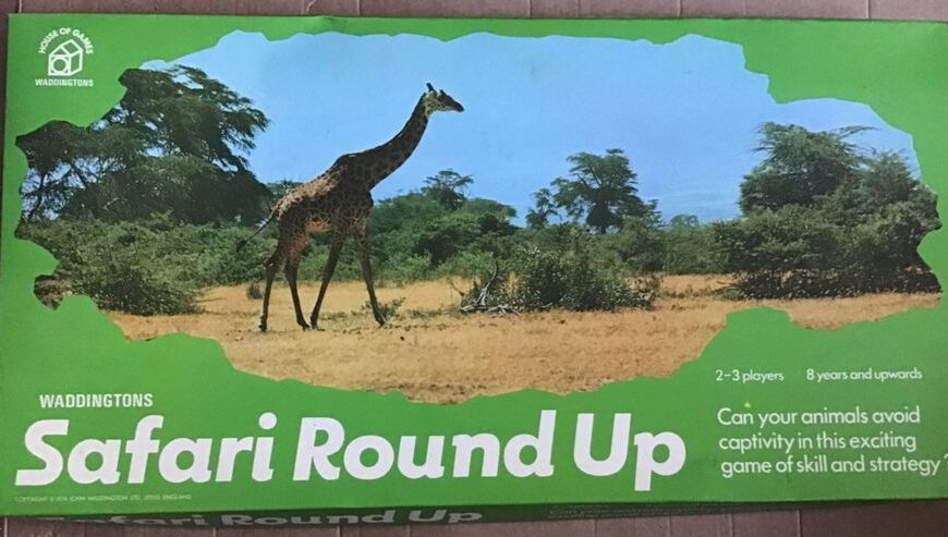 Safari Round Up (1973) Board Game