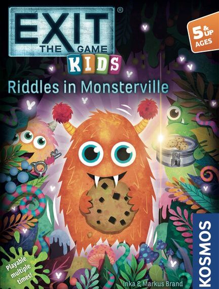 Exit: The Game – Kids: Riddles in Monsterville (2023) Board Game