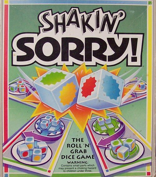 Shakin’ Sorry (1992) Board Game