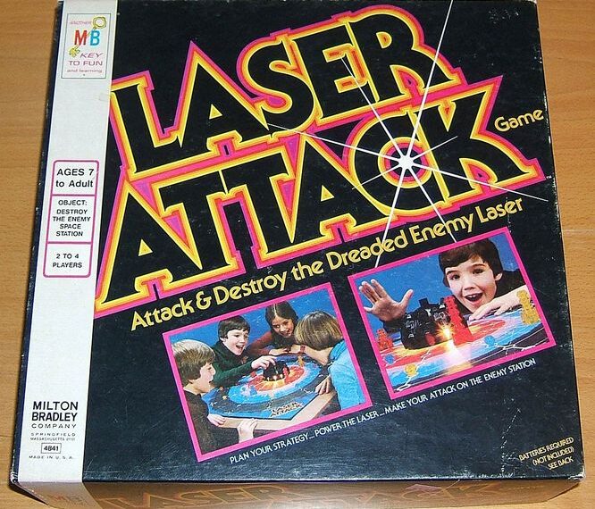 Laser Attack (1978) Board Game