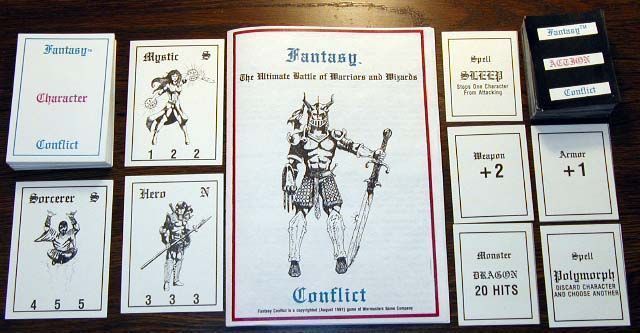 Fantasy Conflict (1991) Board Game