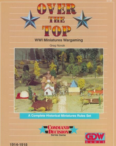 Over the Top: Command Decision Series Game (1990) Board Game