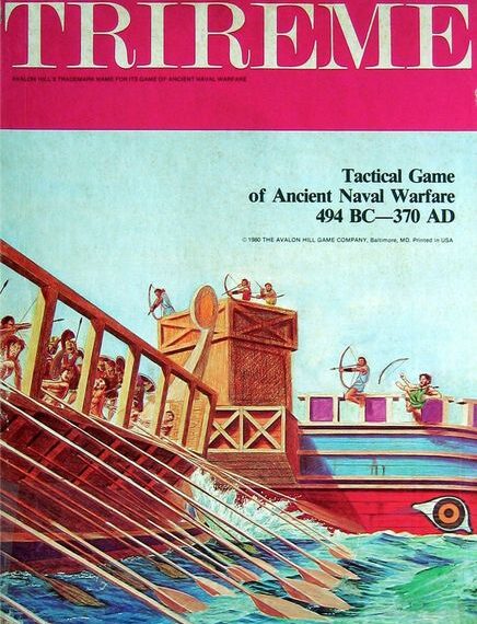Trireme: Tactical Game of Ancient Naval Warfare 494 BC-370 AD (1971) Board Game