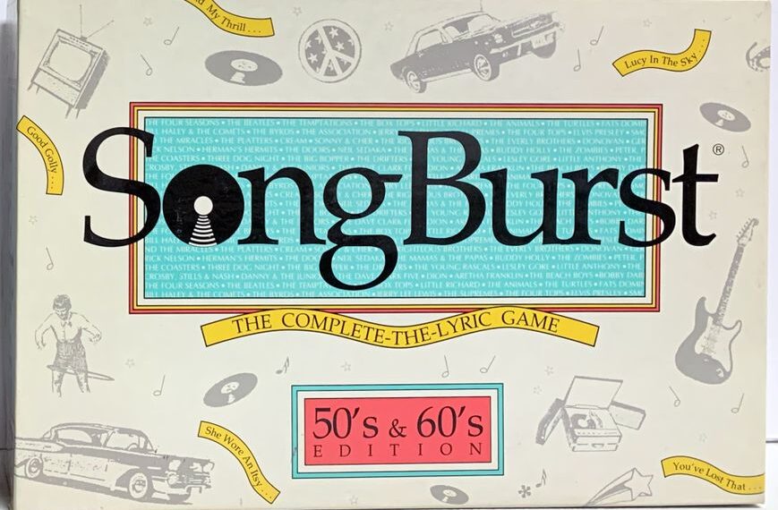 SongBurst 50’s & 60’s Edition (1990) Board Game