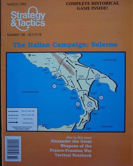 The Italian Campaign: Salerno (1992) Board Game
