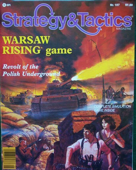 Warsaw Rising: Revolt of the Polish Underground, 1944 (1986) Board Game