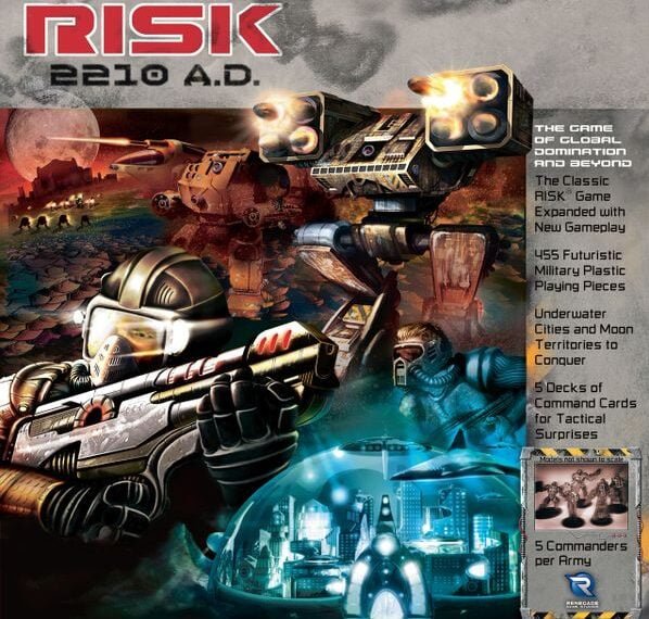 Risk 2210 A.D. (2001) Board Game