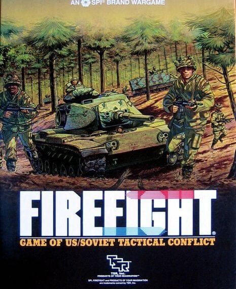 Firefight: Modern U.S. and Soviet Small Unit Tactics (1976) Board Game