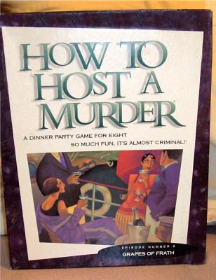 How to Host a Murder: Grapes of Frath (1985) Board Game