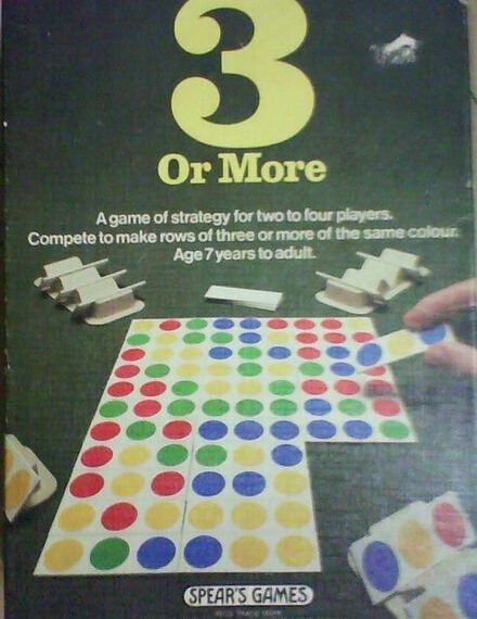 3 Or More (1980) Board Game