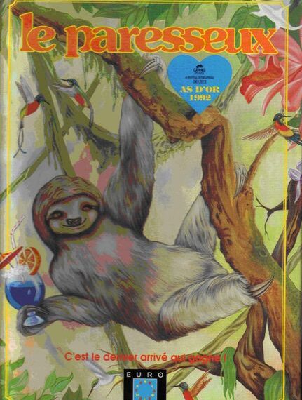 Le Paresseux (1990) Board Game