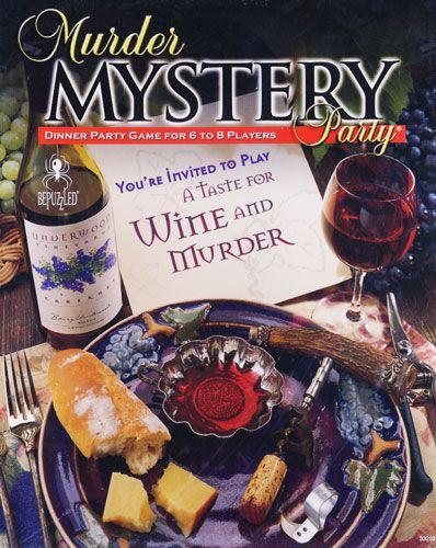 Murder Mystery Party: A Taste for Wine and Murder (1997) Board Game