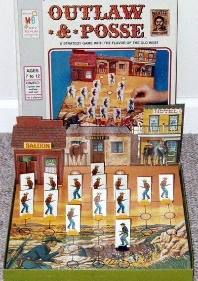 Outlaw & Posse (1978) Board Game