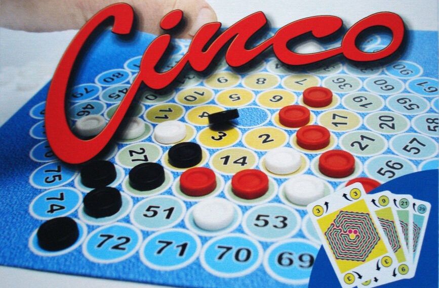 Cinco (2010) Board Game