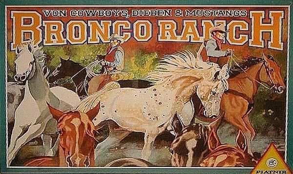 Bronco Ranch (1997) Board Game