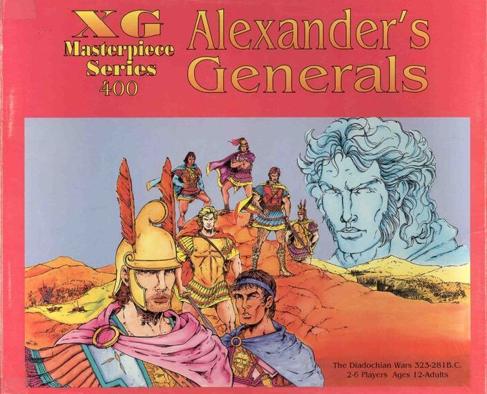 Alexander’s Generals: The Diadochian Wars 323-281 B.C. (1992) Board Game