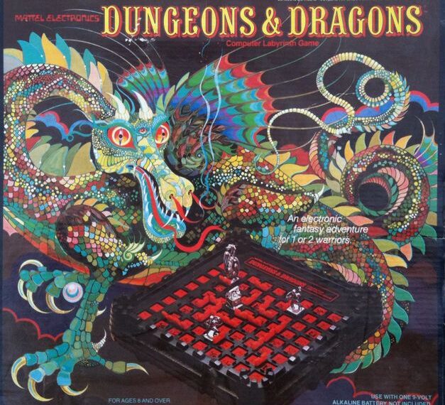 Dungeons & Dragons Computer Labyrinth Game (1980) Board Game