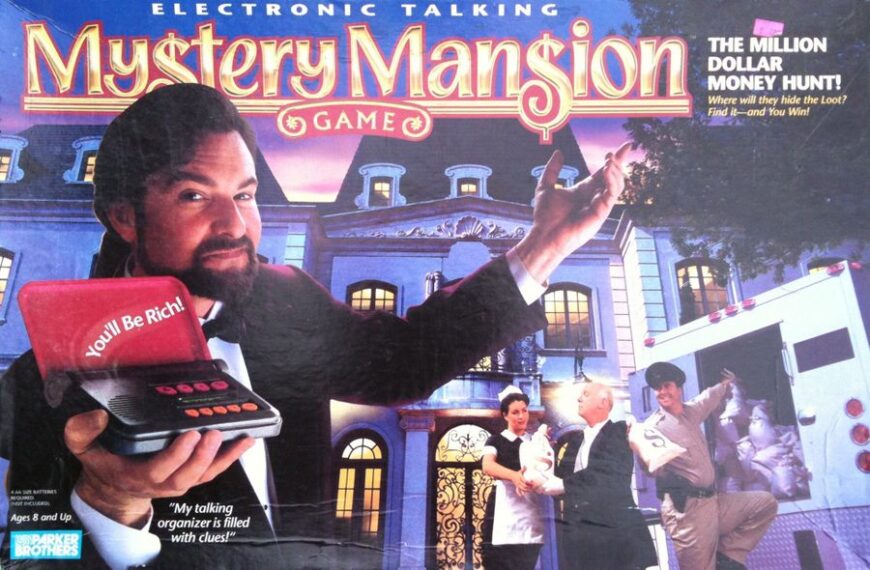 Electronic Talking Mystery Mansion (1995) Board Game