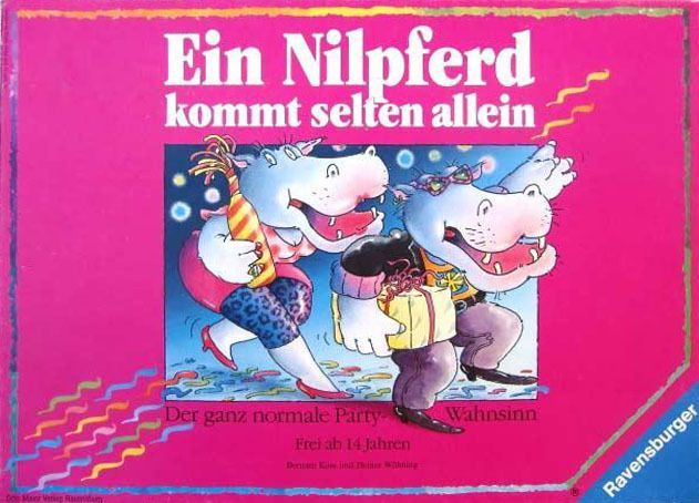 Ein Nilpferd kommt selten allein (1993) Board Game