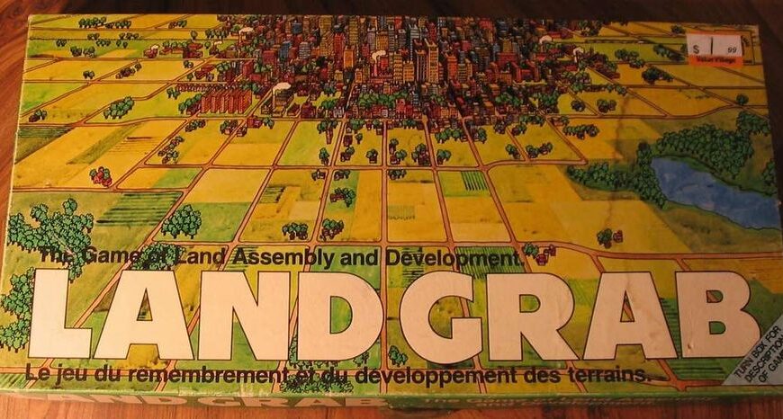 Land Grab (1974) Board Game