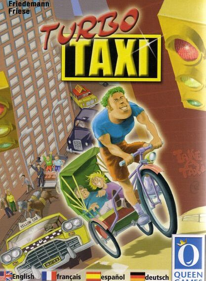 Turbo Taxi (2000) Board Game