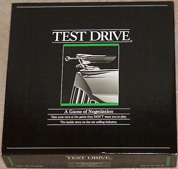 Test Drive (1986) Board Game