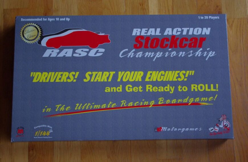 Real Action Stockcar Championship (1998) Board Game