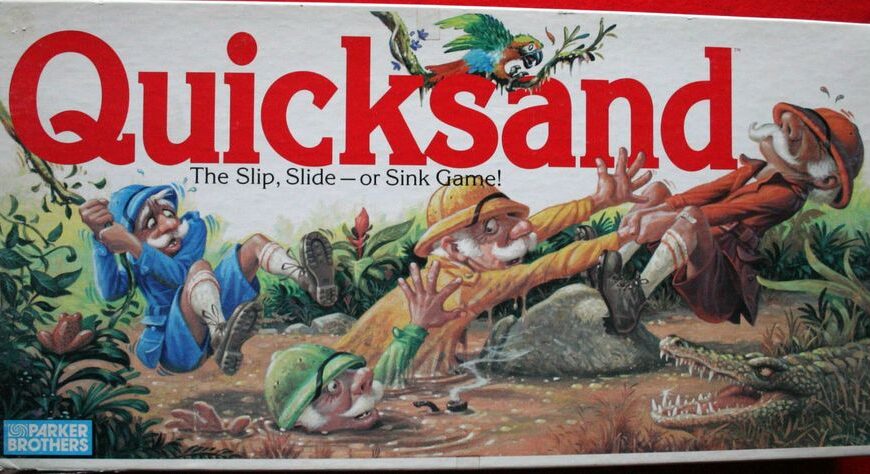 Quicksand (1989) Board Game