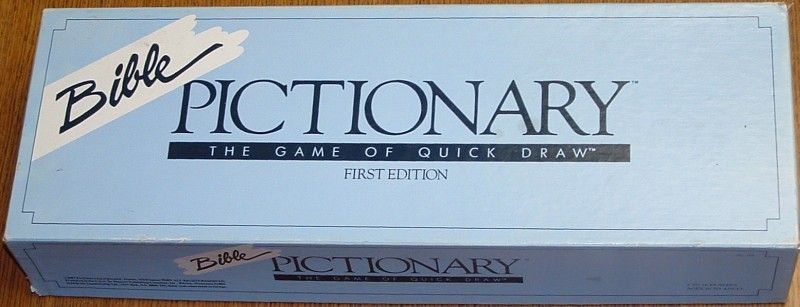 Bible Pictionary (1987) Board Game