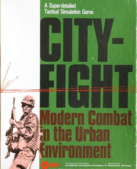Cityfight: Modern Combat in the Urban Environment (1979) Board Game