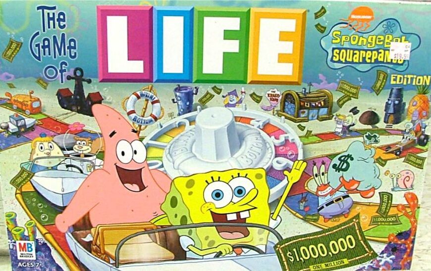The Game of Life: Spongebob Squarepants Edition (2004) Board Game
