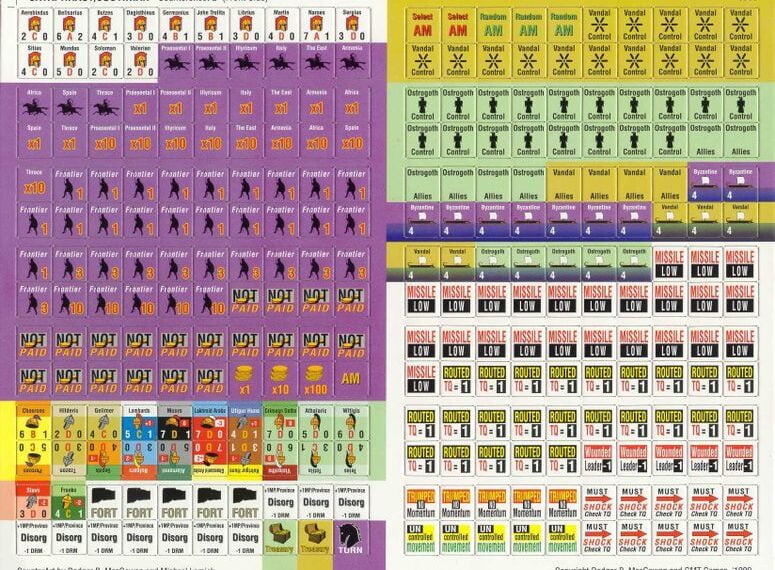 Justinian (1999) Board Game